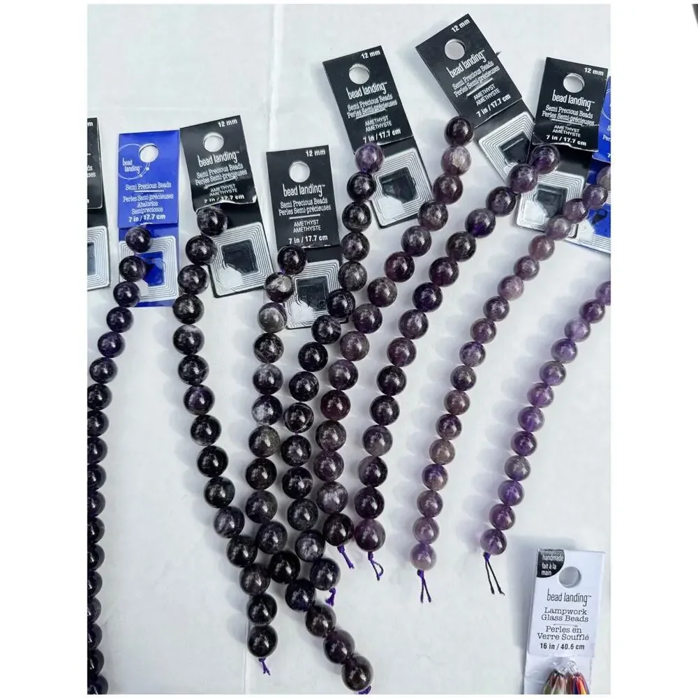 New Beading Supplies Gemstone Beads Lot - Sterling Silver Hardware Clasps